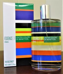  ESSENCE OF MAN UNITED COLORS из BENETTON 3.3 унций (примерно 93.55 г.)/100 мл туалетная вода шпион одеколон мужчины