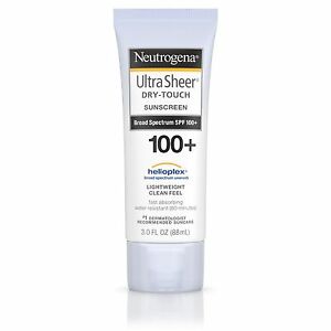  Новый Neutrogena Ultra Sheer Dry-Touch солнцезащитный крем широкого спектра Spf 100+ 3 жидк. унц. (примерно 88.72 мл)