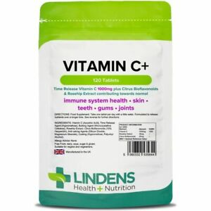  Витамин C + 1000 мг с шиповника биофлавоноиды время освобождения планшетов (120 упаковка), Великобритания