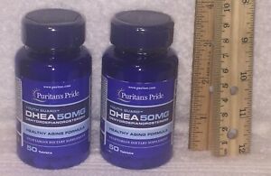 (2) D H E A (Puritan's Pride), 50 мг, 100 таблеток (общая)