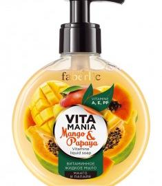 Витаминное жидкое мыло Faberlic Vitamania «Манго &amp; папайя»