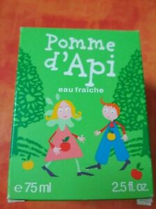  pomme d'api eau fraîche 75ml de yves rocher plein avec boît
