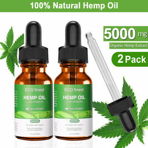  2 упаковка пенькового экстракт масла облегчение боли уменьшает стресс совместной поддержки 5000 мг Sm