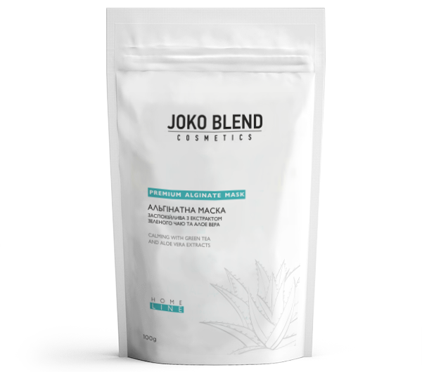 Альгинатная маска Joko Blend Успокаивающая с экстрактом зеленого чая и алое вера