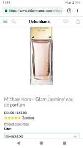  Michael Kors Glam Jasmine 50 мл Eau De Parfum спрей совершенно новый с коробкой