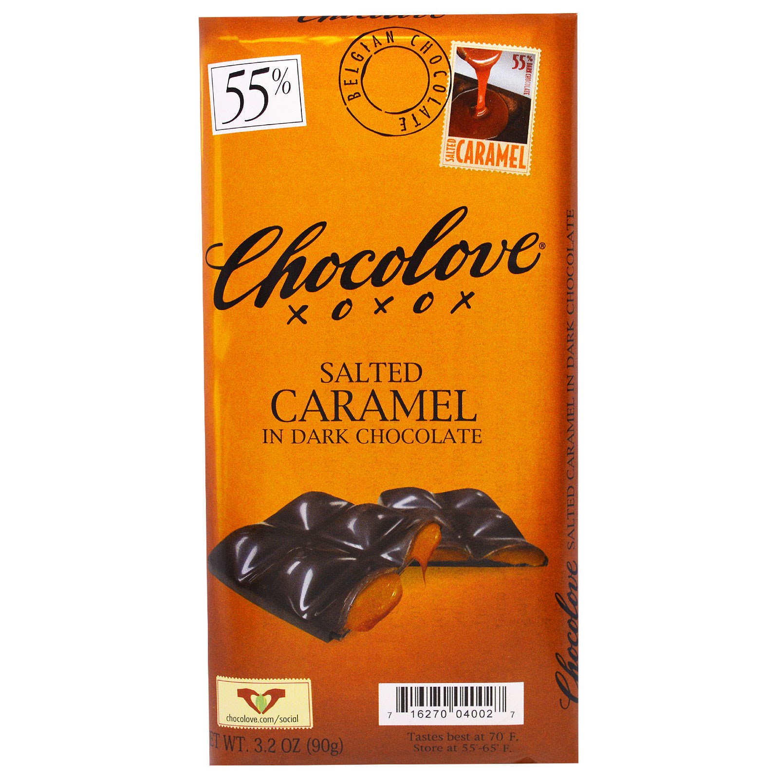 Dark Chocolate with Salted Caramel