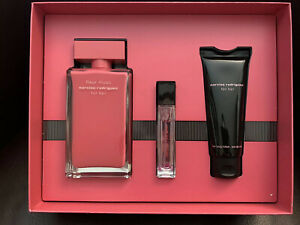  3-Pc - Narciso Rodriguez. Fleur Musc для нее Eau De Parfum подарочный набор, новый в коробке