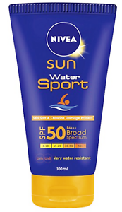  Nivea Sun водного спорта лосьон SPF50 100 мл Новый