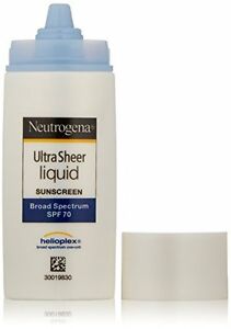  5 Упаковка Neutrogena Ultra Sheer жидкости ежедневно натуральный солнцезащитный крем Spf 70 1.4 унций (примерно 39.69 г.) каждый