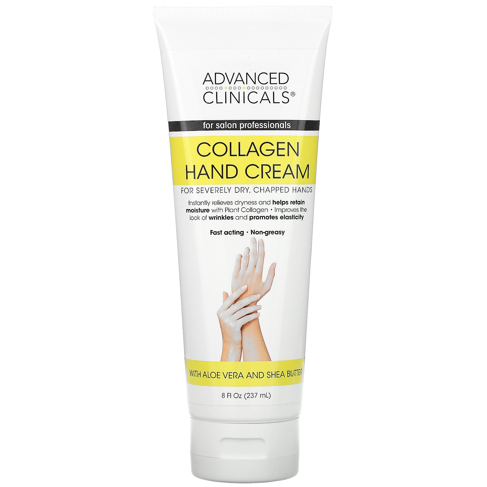 Advanced Clinicals, Collagen Hand Cream,  8 fl oz (237 ml)