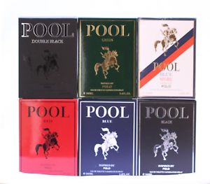  6 бутылок Ebc коллекция POOL мужские одеколона туалетная вода духи парфюм 3.4 унций (примерно 96.39 г.)