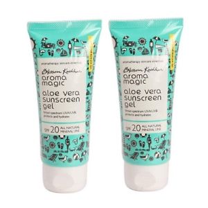  Аромат Волшебный алоэ вера солнцезащитный крем гель, 50 мл (упаковка из 2) Бесплатная доставка мира