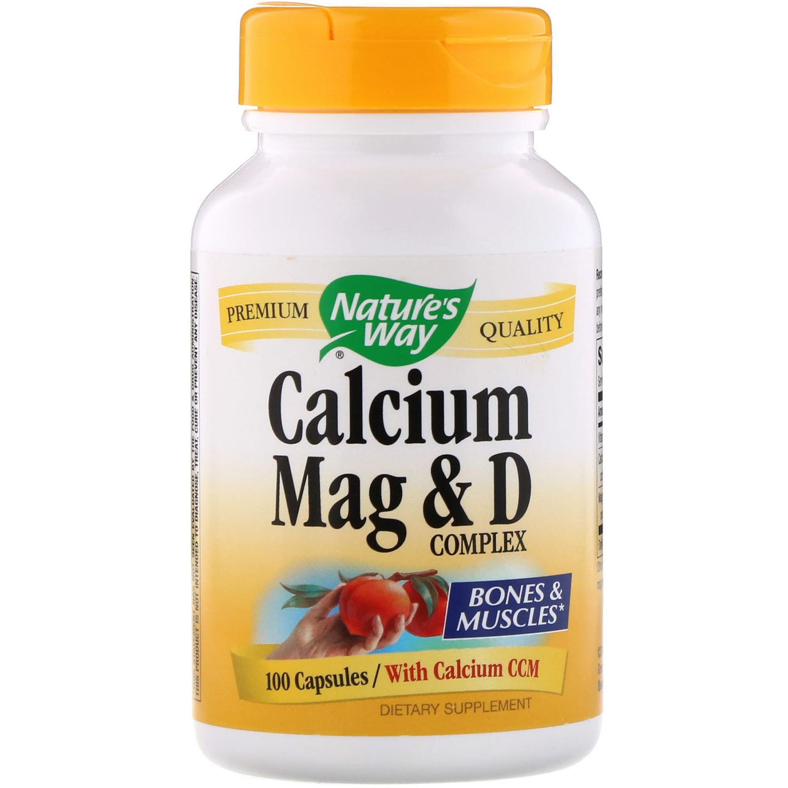 Nature's Way, Calcium Mag &amp; D Complex, 100 Capsules