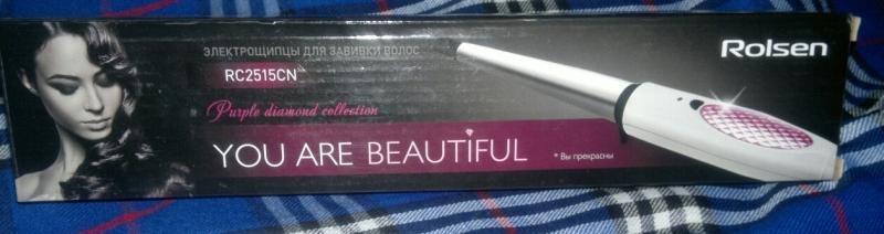Щипцы для завивки Rolsen RC2515CN purple diamond collection