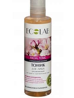 Тоник для лица EcoLab Увлажняющий с гиалуроновой кислотой для сухой и чувствительной кожи