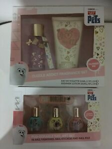  Из Secret Life Pets ногтей искусство и аромат набор лак мерцание лосьон для тела девочек