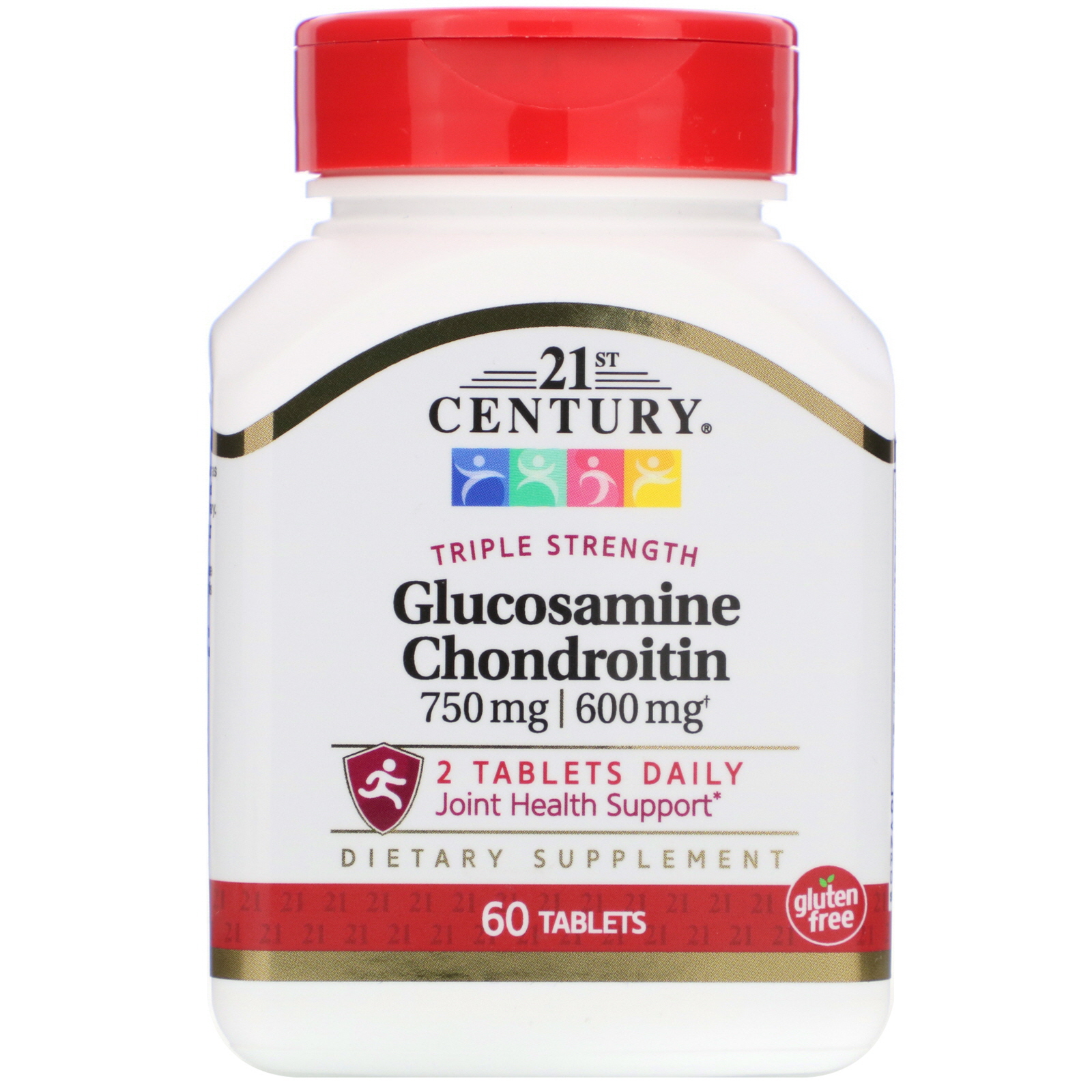 21st Century, Glucosamine / Chondroitin, Triple Strength, 60 Tablets