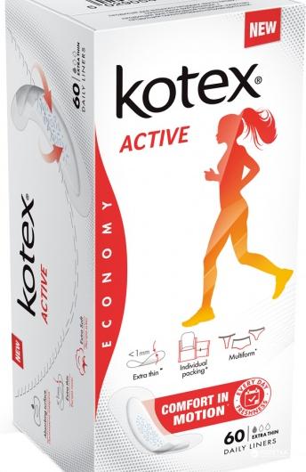 Прокладки ежедневные Kotex Active Экстра Тонкие