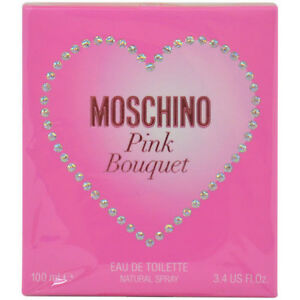  Pink Bouquet от Moschino для женский - 3.4 унций (примерно 96.39 г.) EDT спрей, новый, в запечатанной коробке