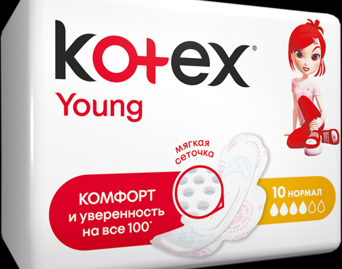 Прокладки Kotex Young