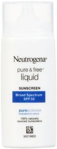  4 упаковка Neutrogena Pure & свободной жидкости солнцезащитный крем Spf 50 1.4 унций (примерно 39.69 г.) каждый