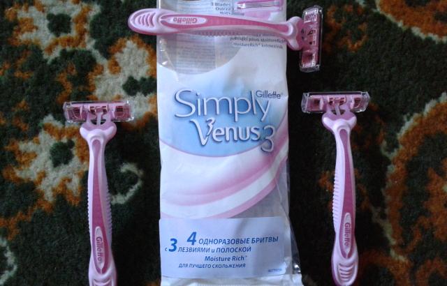 Бритвенный станок Gillette Simply Venus 3