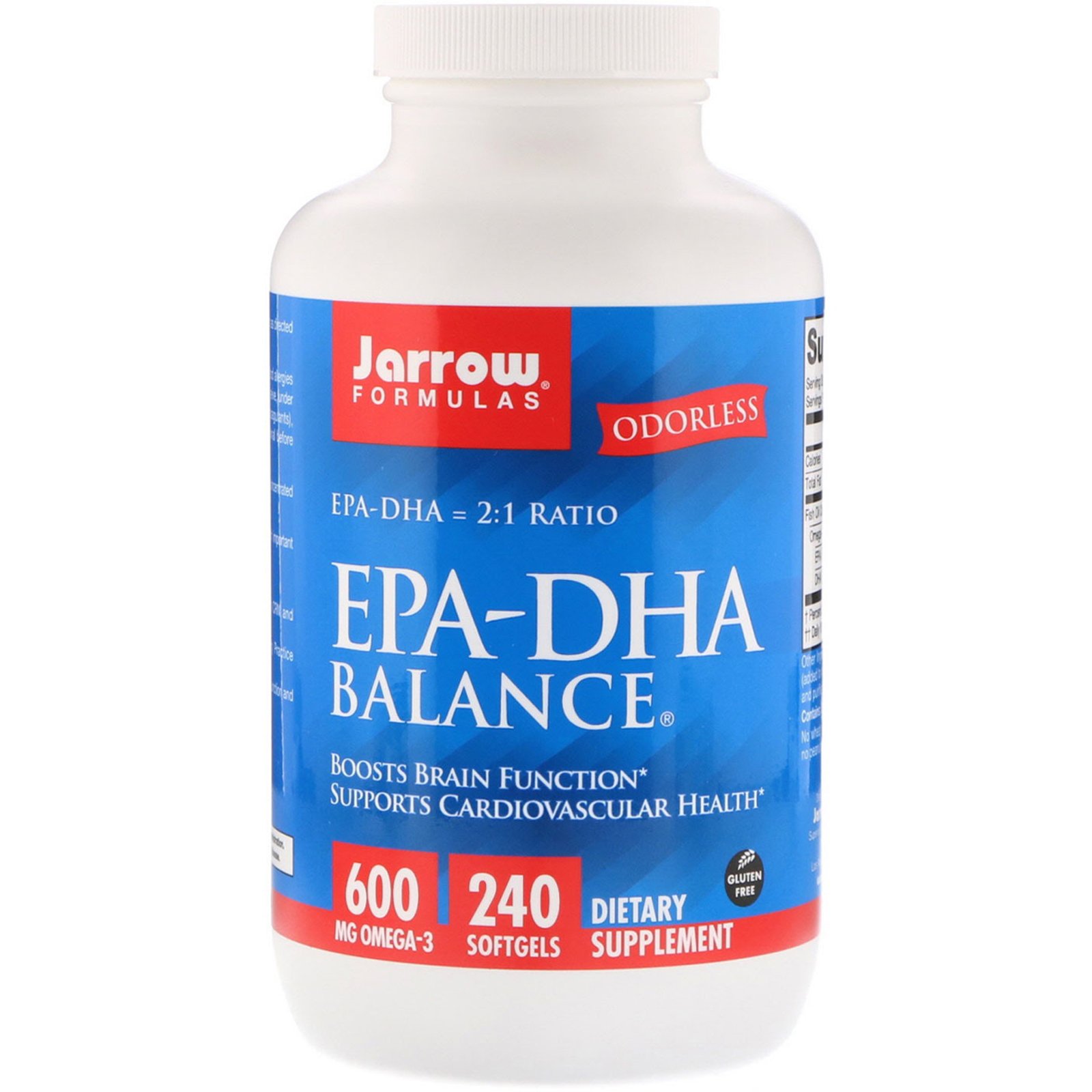 Jarrow Formulas, EPA-DHA Balance, 240 мягких таблеток