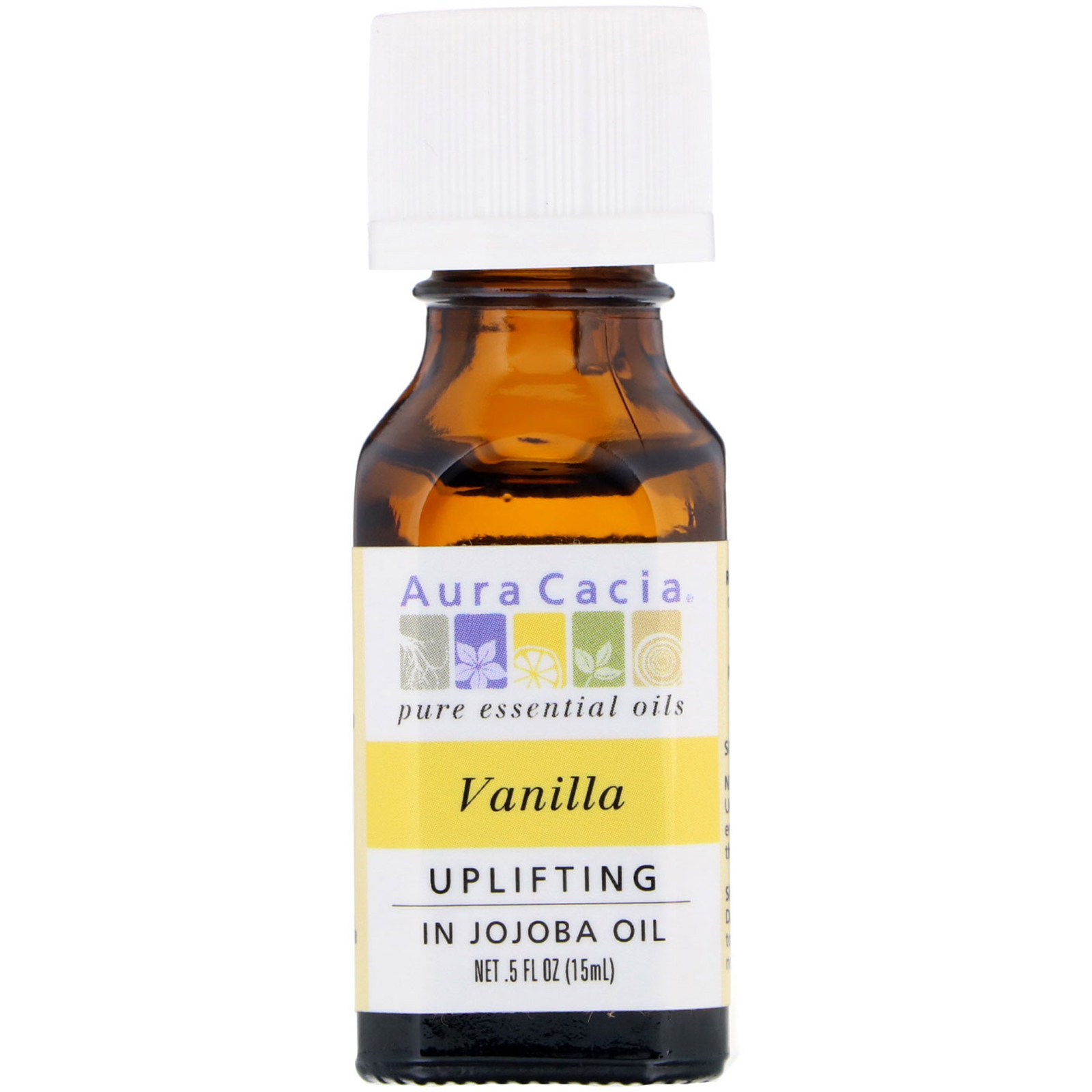 Aura Cacia, Vanilla, Uplifting, .5 fl oz (15 ml)