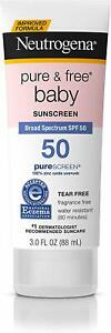  5 Упаковка Neutrogena Pure & бесплатные детские Spf 50 солнцезащитный крем 3 унций (примерно 85.05 г.)