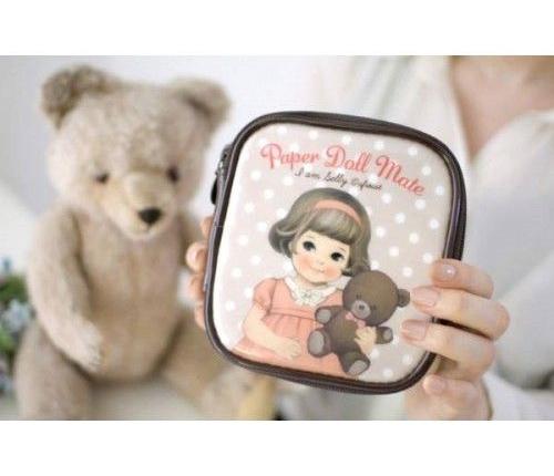 Косметичка Aliexpress Korean Cartoon high quality Travel Cosmetic Bag Makeup pouch Case Zipper Cheap Clean Women Bags Large &amp; small size