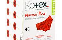 Прокладки ежедневные Kotex normal deo алоэ вера