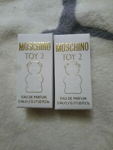  MOSCHINO TOY 2. два X миниатюрный туалетная вода 5 мл каждый флакон духов совершенно новый