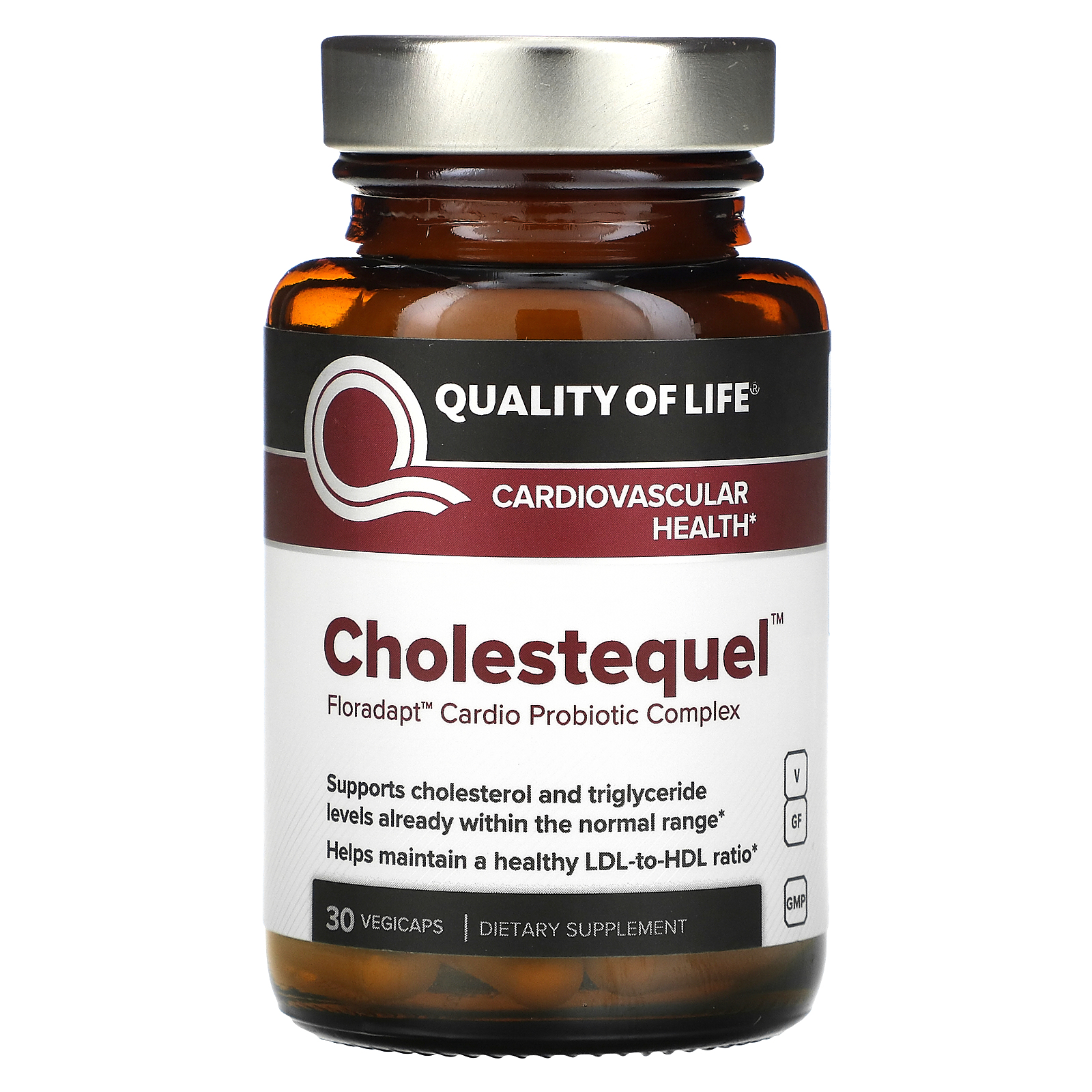 Quality of Life Labs, Cholestequel, 30 Vegicaps