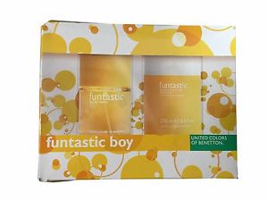  Benetton Funtastic Boy набор: туалетная вода (3.3 унций) + пена для ванны (8.4 унций)