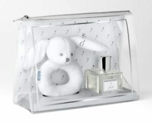  Новый-Jacadi Paris ребенка рождения комплект с кроликом и безалкогольный душистые воды 50 мл
