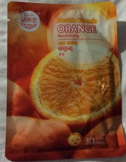 Маска для лица East-skin Питательная апельсиновая Double Vitamin Orange nourishing