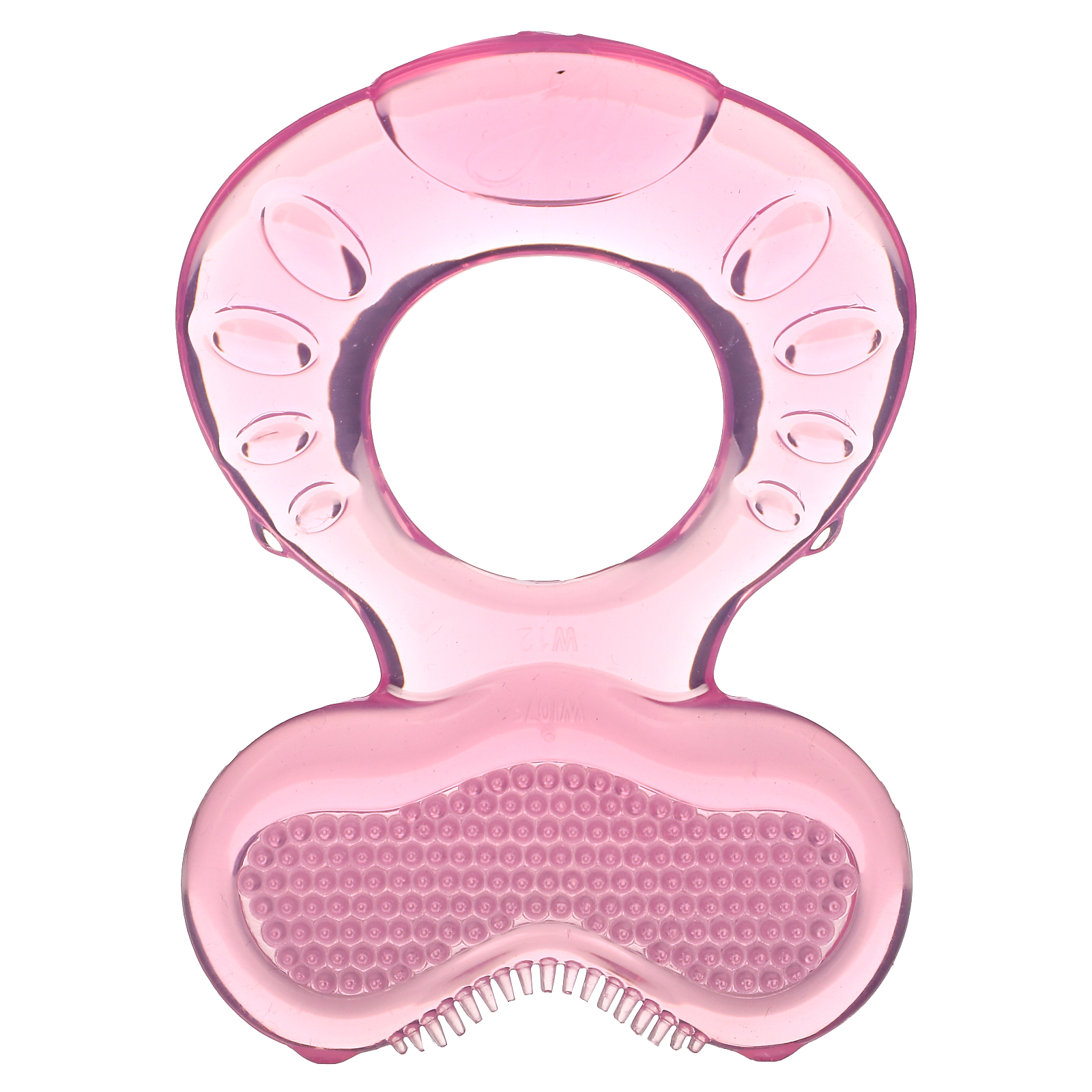 Nuby, Teethe Eez, Soothing Teether, Pink, 3+m, 2 Piece Set