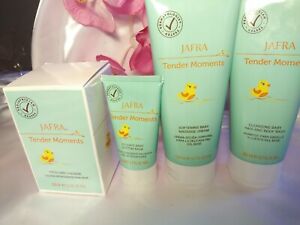  JAFRA Baby Tender Moments 4 шт. набор стирка, одеколон, крем, солнцезащитный крем