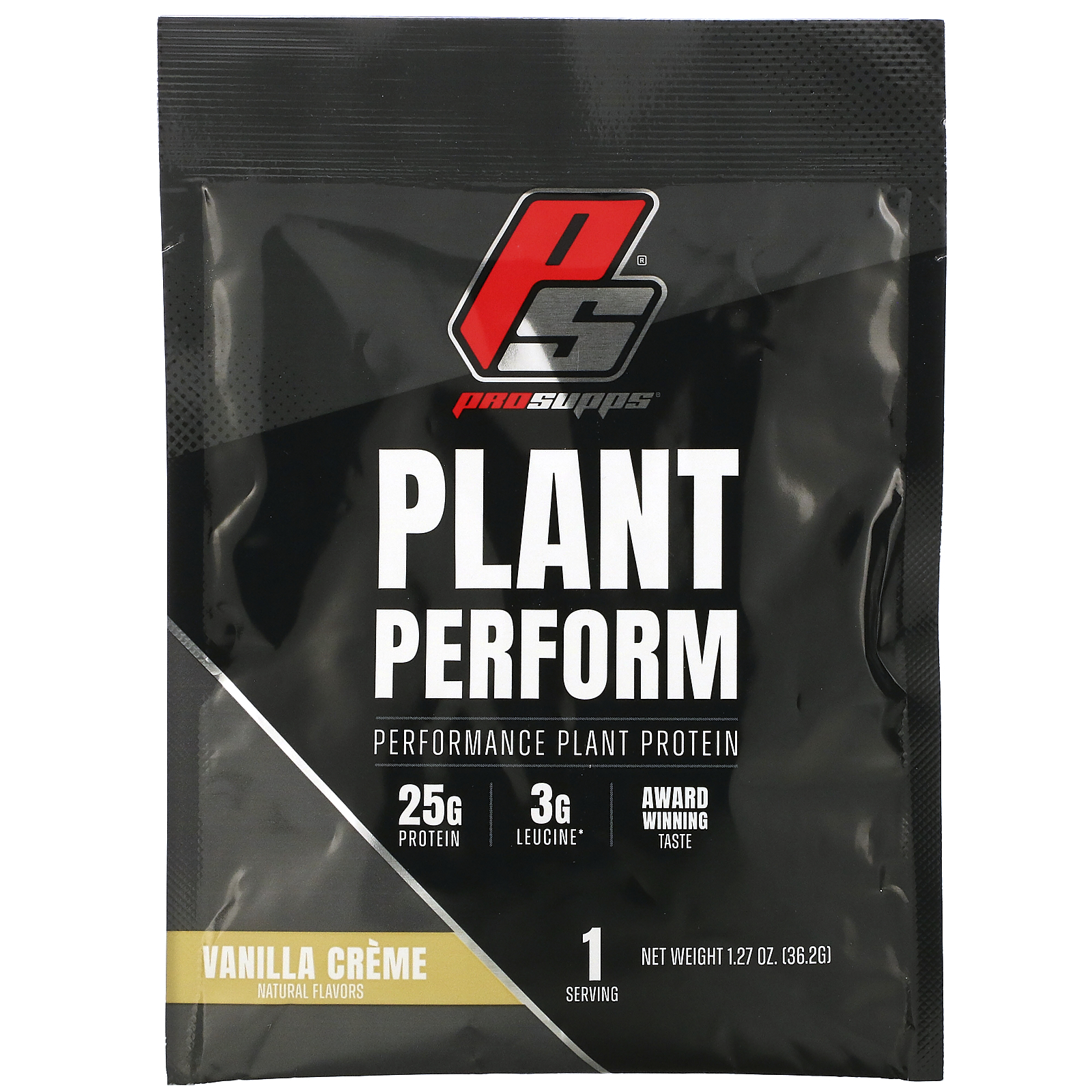 ProSupps, Plant Perform, Performance Plant Protein, Vanilla Creme, 1 packet, 1.27 oz