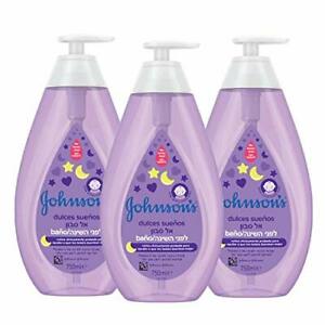  Johnson's Baby Baño Dulces Sueños, delicado para la piel y el uso diario -