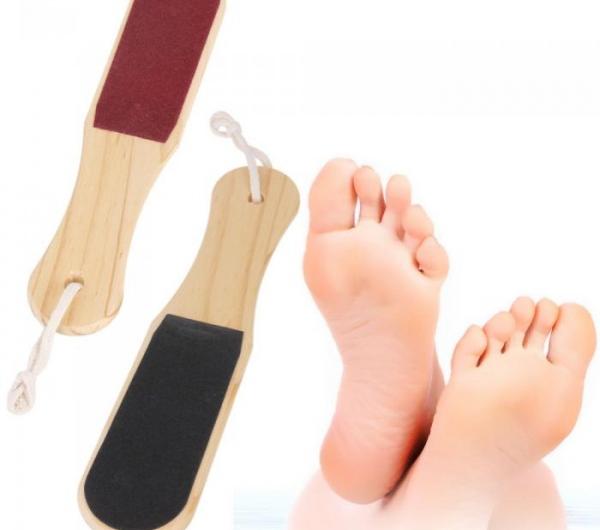 Двусторонняя пилка для ног Aliexpress 2018 1Pcs Foot File Wooden Sand Paper Dead Skin Removal Toe Exfoliator Heel Cuticles Exfoliating Scrub Feet Care Tool