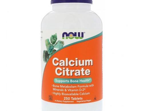 Витамины Now Foods Цитрат кальция