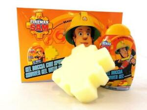  CONFEZIONE REGALO BAMBINO FIREMAN SAM GEL DOCCIA 300 ML + SPUGN