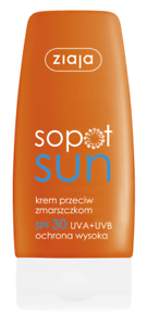  Ziaja сопот детективной солнца против морщин крем детективной солнца SPF30 uvb uva 60 Ð¼Ð» +