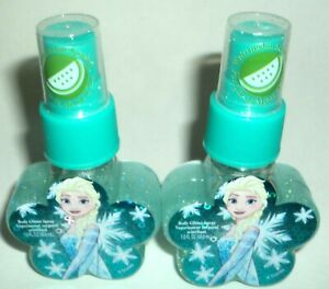  2 Disney Frozen Purpurina Corporal Spray Sandía Perfumada Nuev