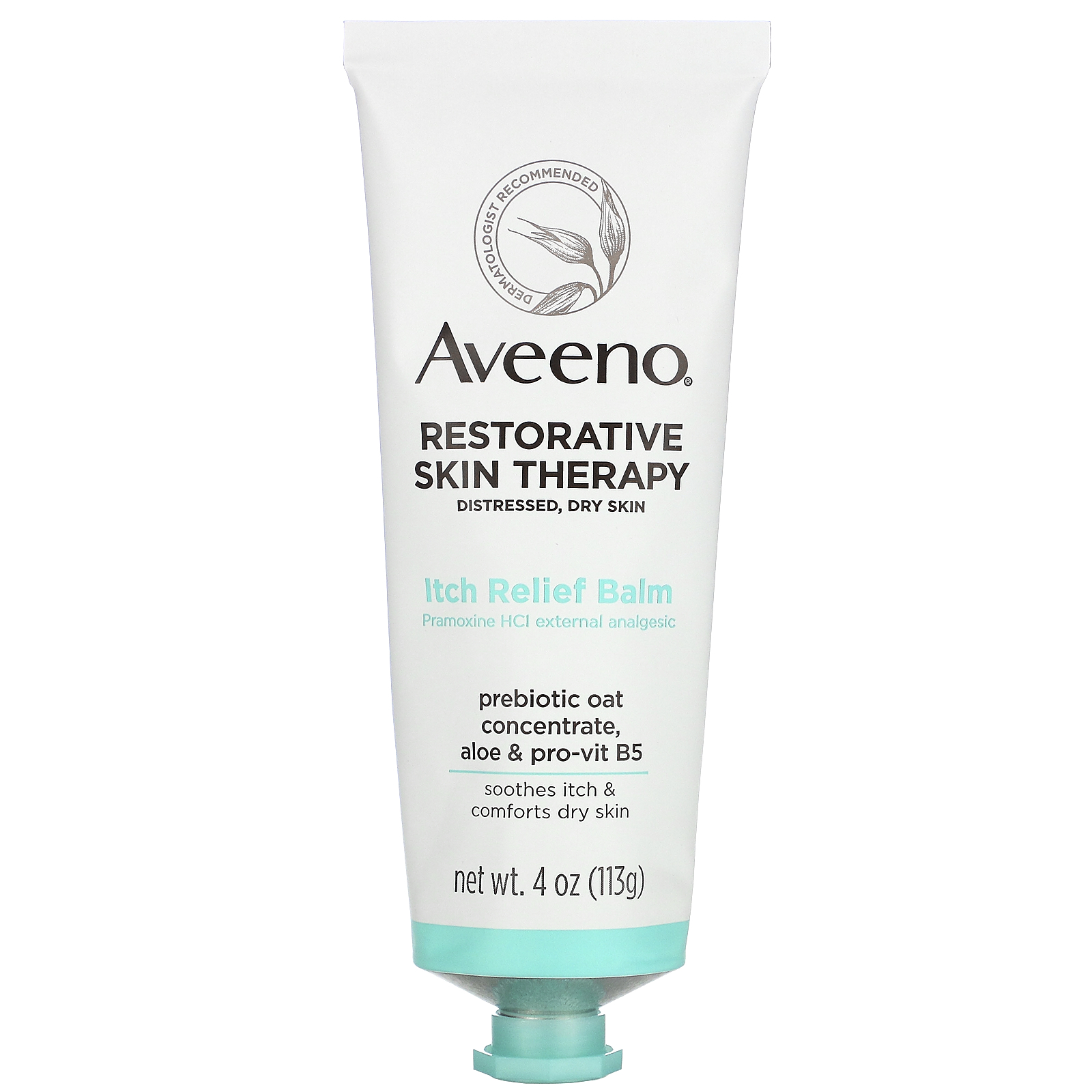 Aveeno, Restorative Skin Therapy, Itch Relief Balm, 4 oz (113 g)