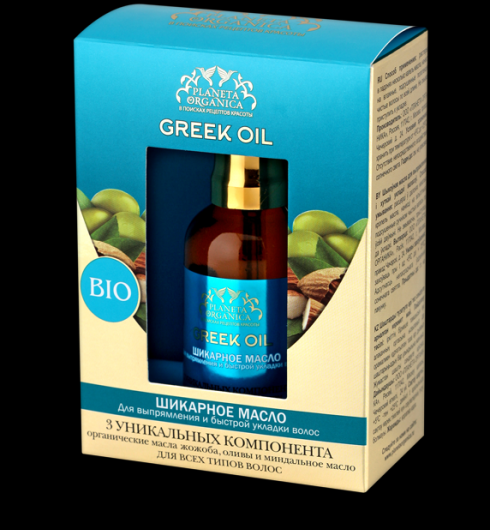 Масло для волос Planeta Organica Шикарное масло Greek oil