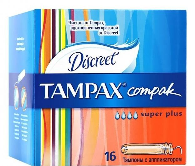 Тампоны Tampax Discreet Compak Super Plus