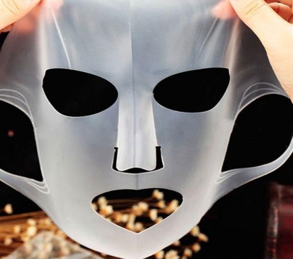 Маска для лица силиконовая Aliexpress Silicone Sheet Mask Cover for Absorption Makeup Tools Waterproof Beauty Face Moisturizing Mask