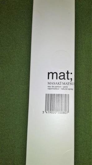 Masaki Matsushima Парфюмированная вода "Mat"